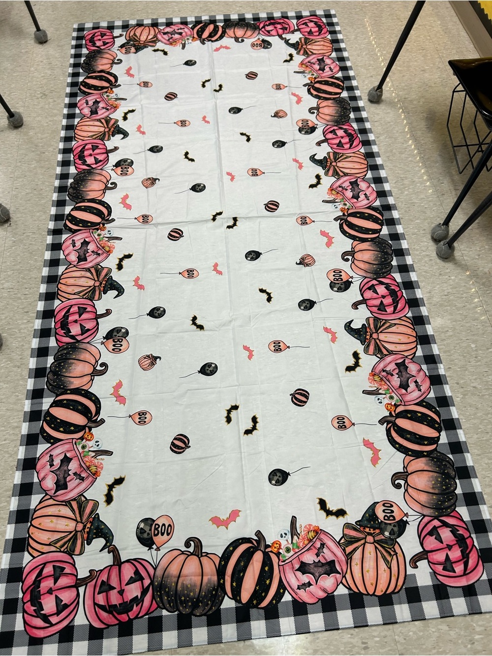Halloween Pumpkin Table cloth - Unbranded